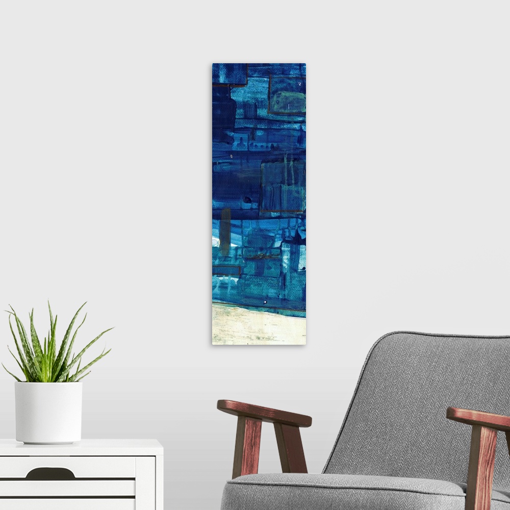 A modern room featuring Cobalt Sky I