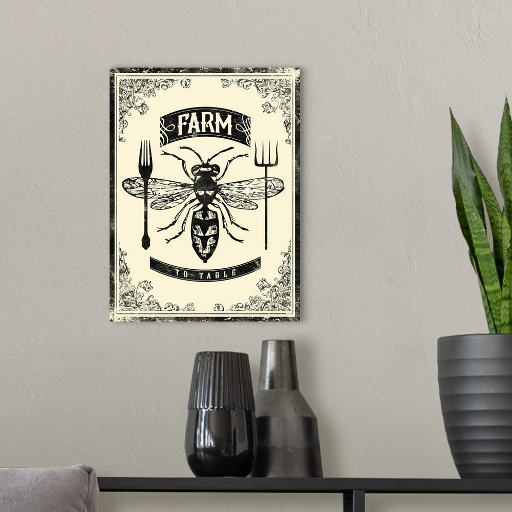 A modern room featuring Farm Bee - Light