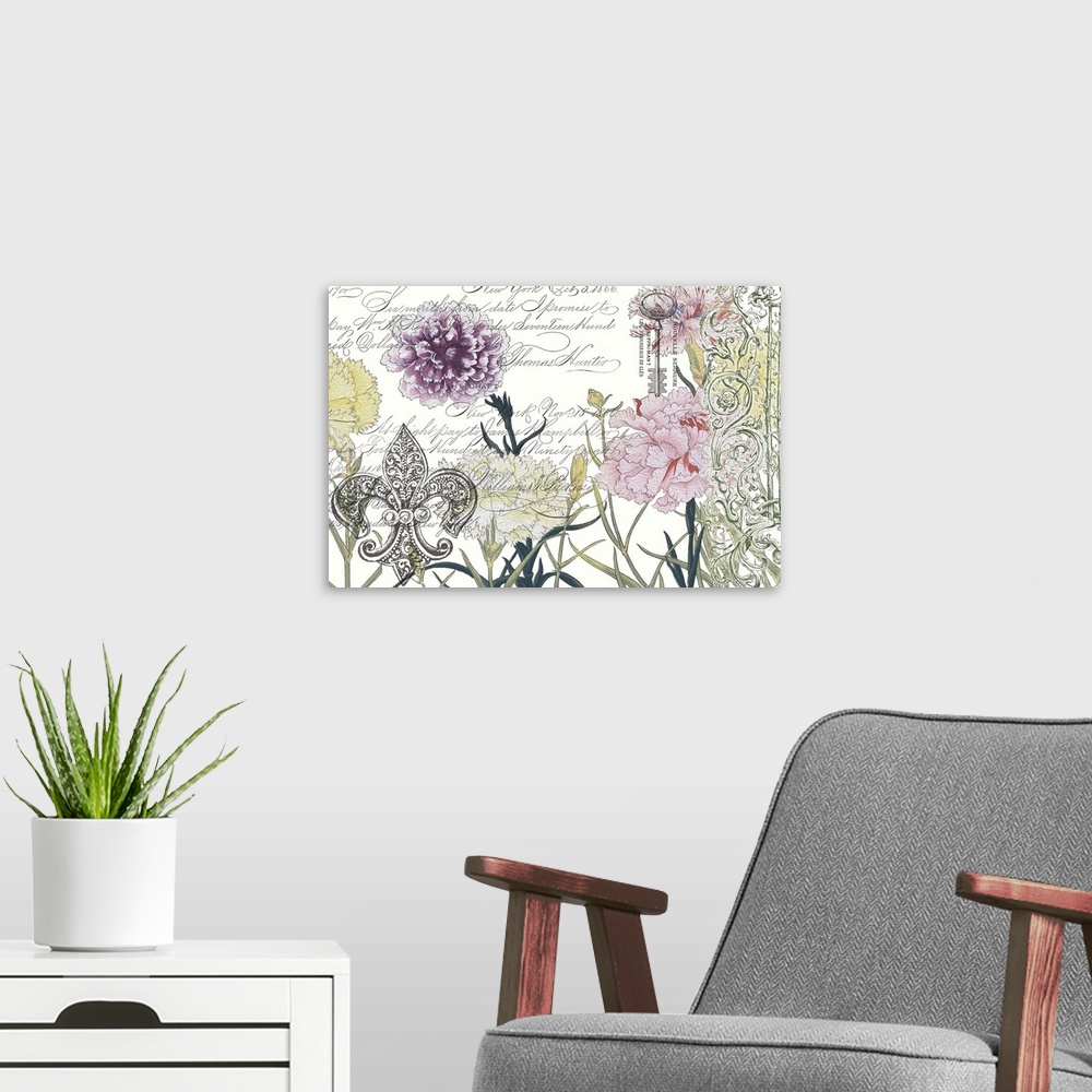 A modern room featuring Flower I