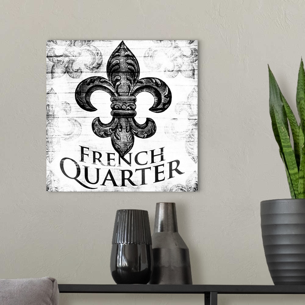 A modern room featuring French Quarter