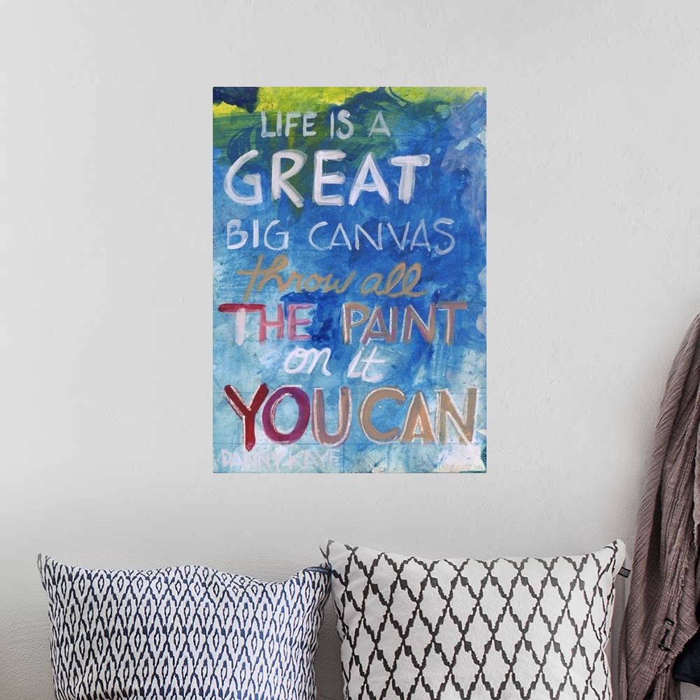 A bohemian room featuring Great Big Canvas