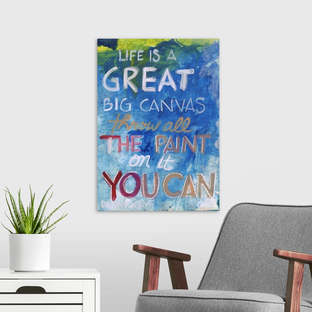 A modern room featuring Great Big Canvas