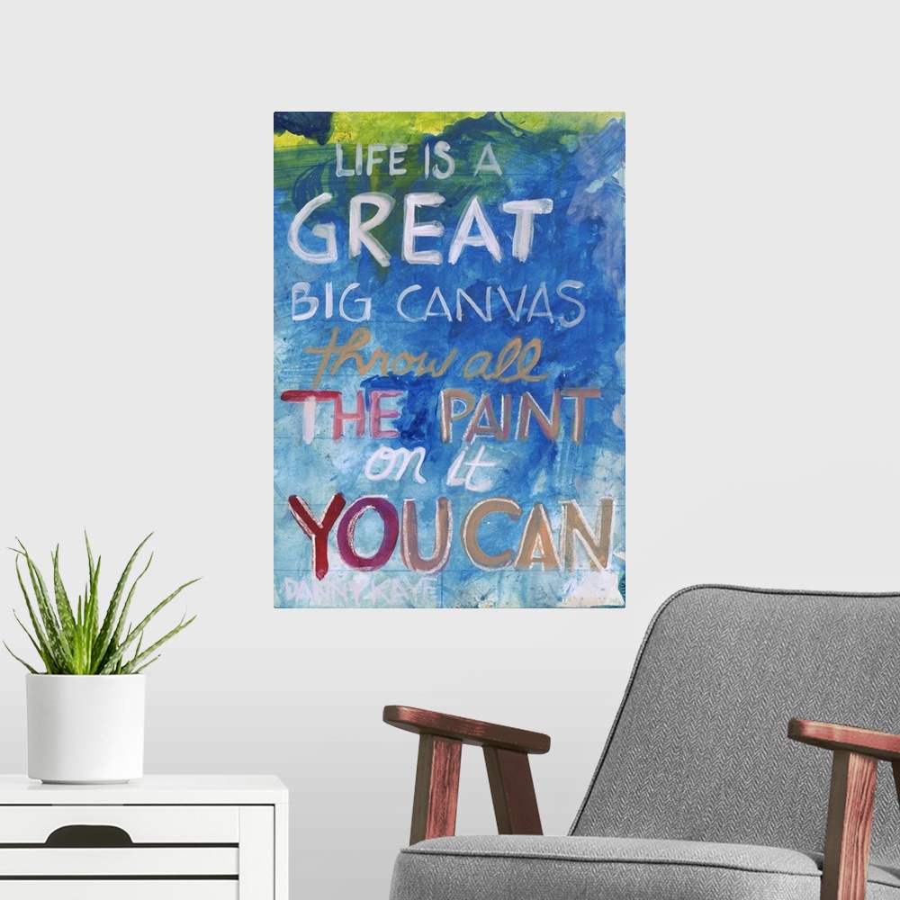 A modern room featuring Great Big Canvas