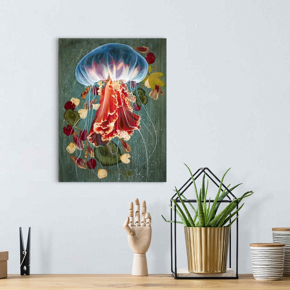 A bohemian room featuring Jelly Fish II