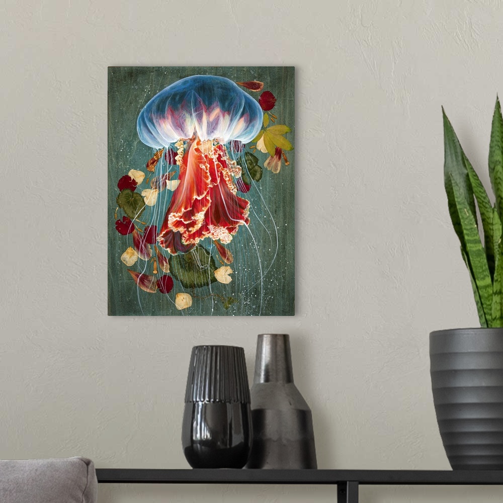 A modern room featuring Jelly Fish II