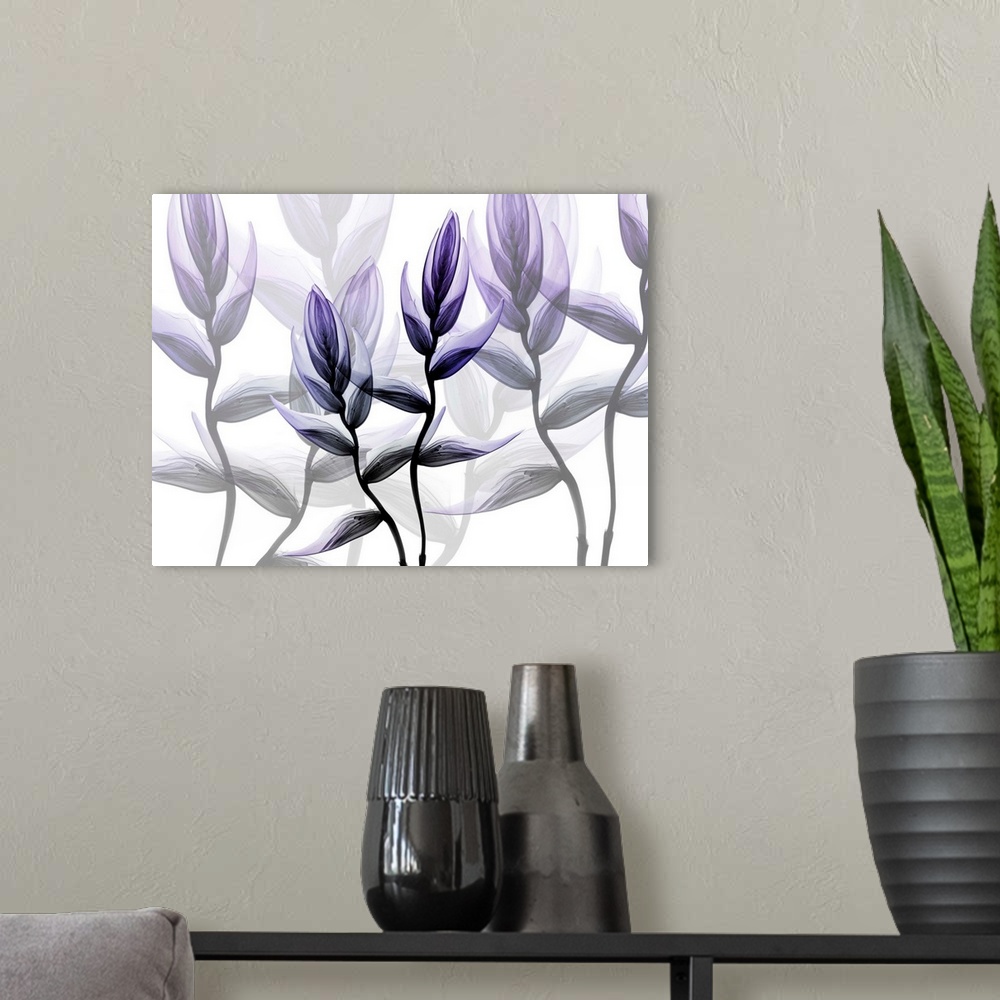 A modern room featuring Lavender Heaven 1