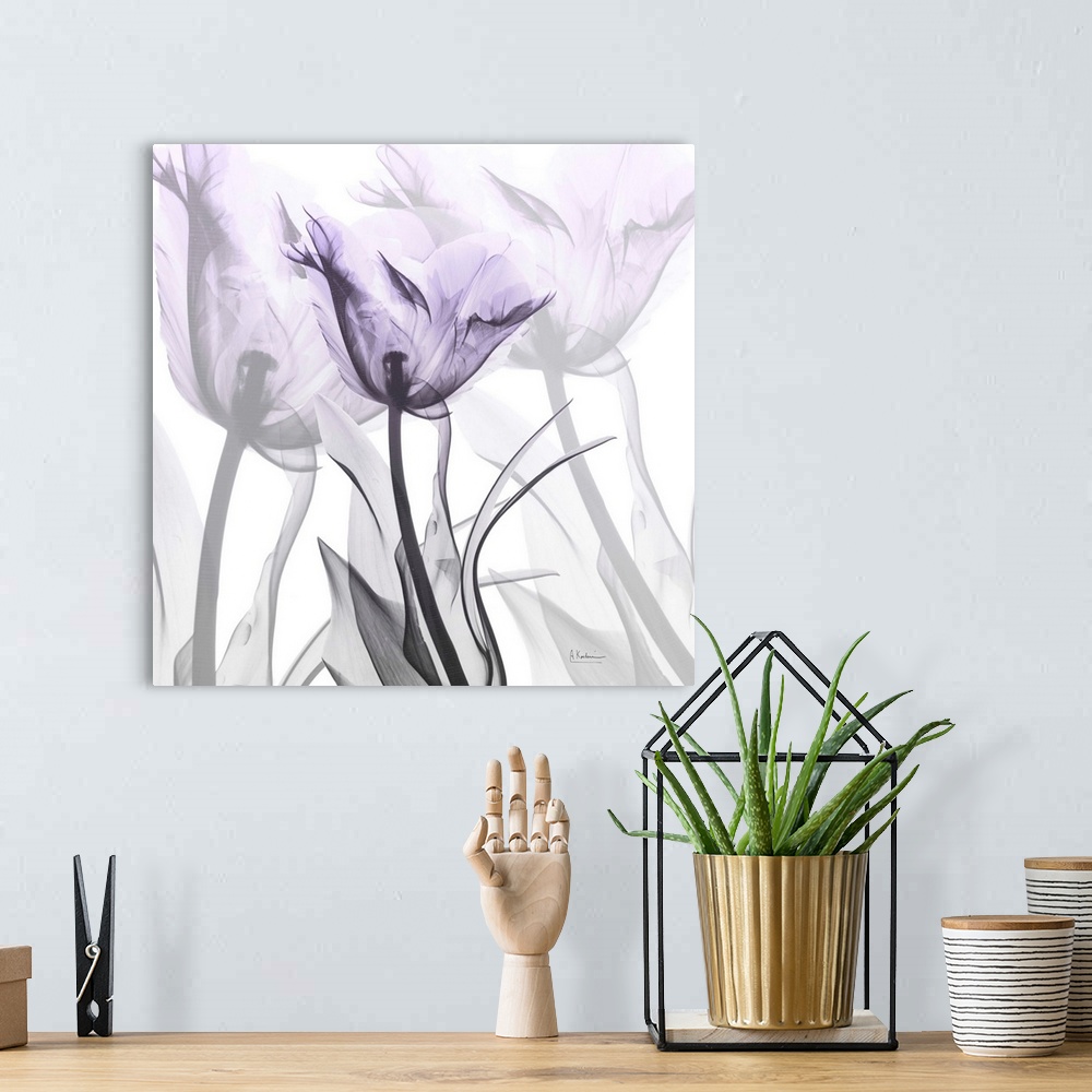 A bohemian room featuring Lilac Luster Tulip 2