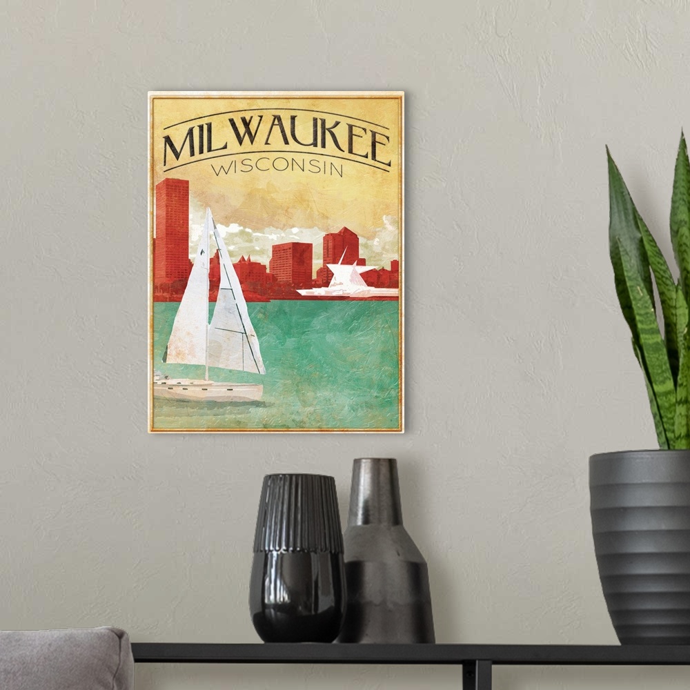 A modern room featuring Milwaukee Cover