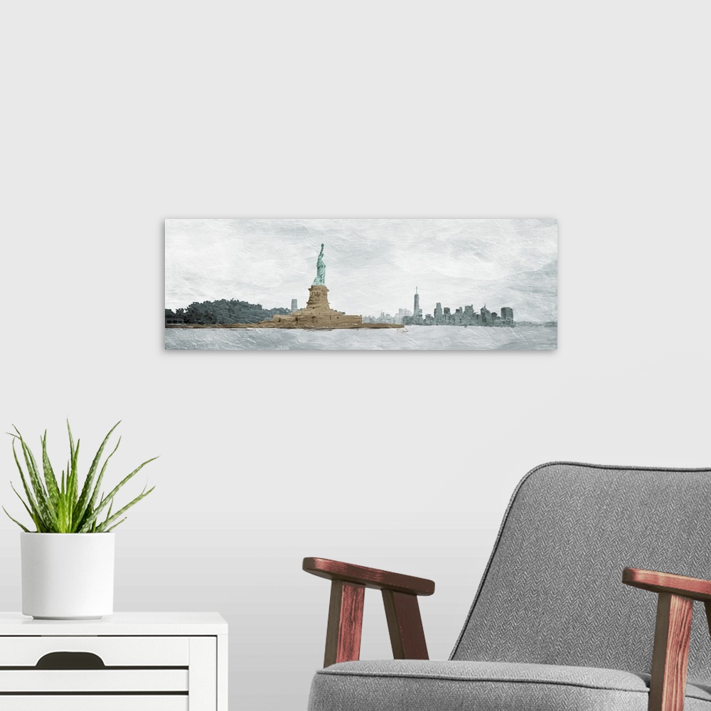 A modern room featuring New York State Of Mind