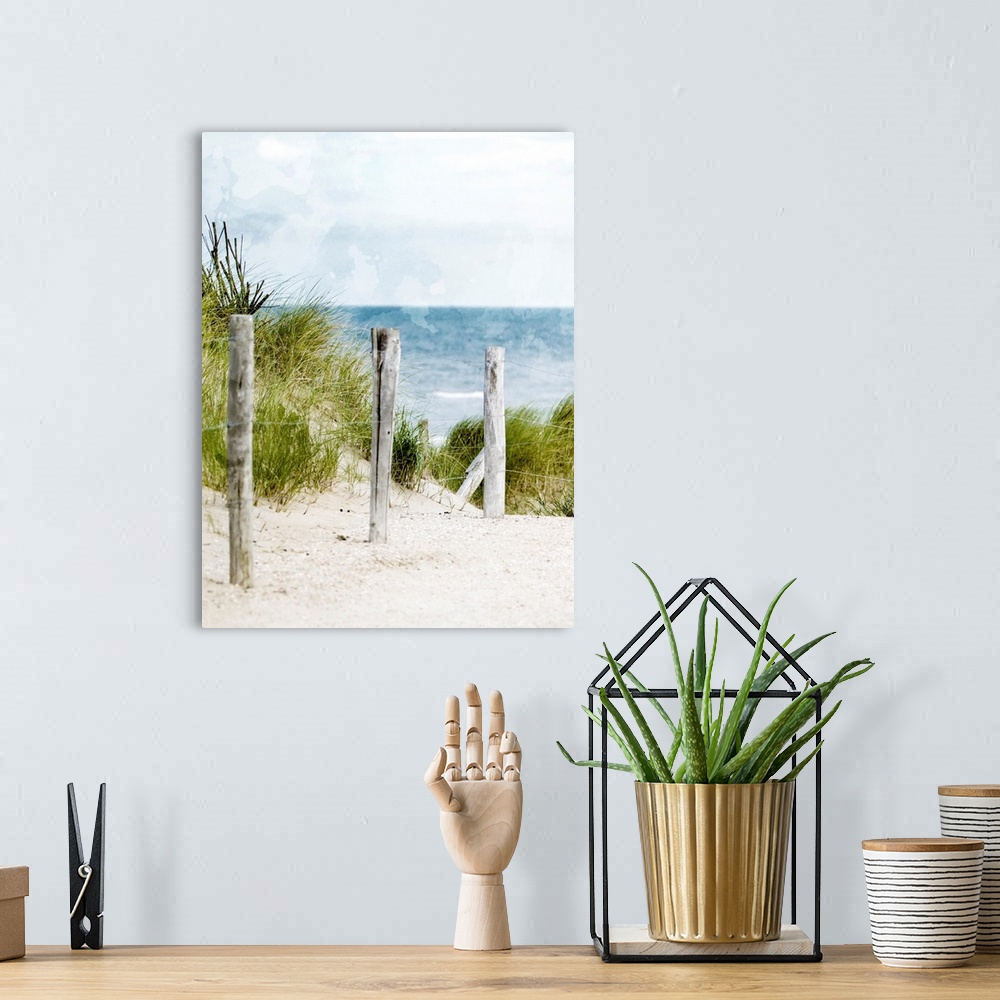 A bohemian room featuring Pathway To The Beach