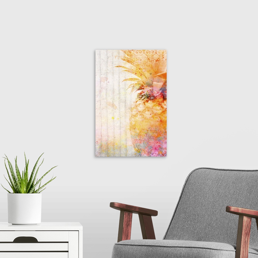 A modern room featuring Pineapple Dream
