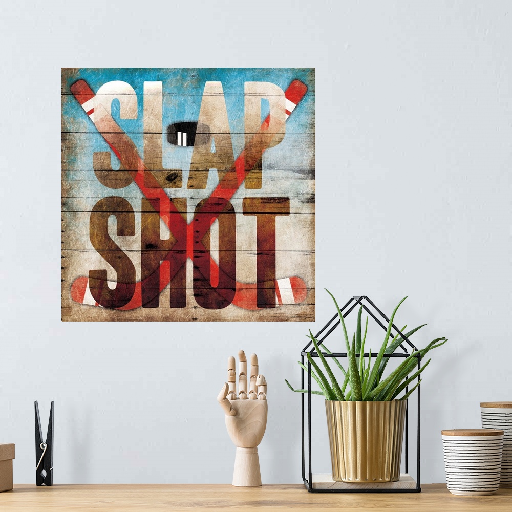 A bohemian room featuring Slap Shot