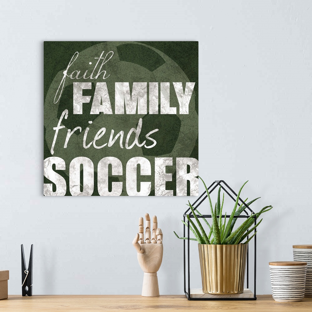 A bohemian room featuring Soccer Friends