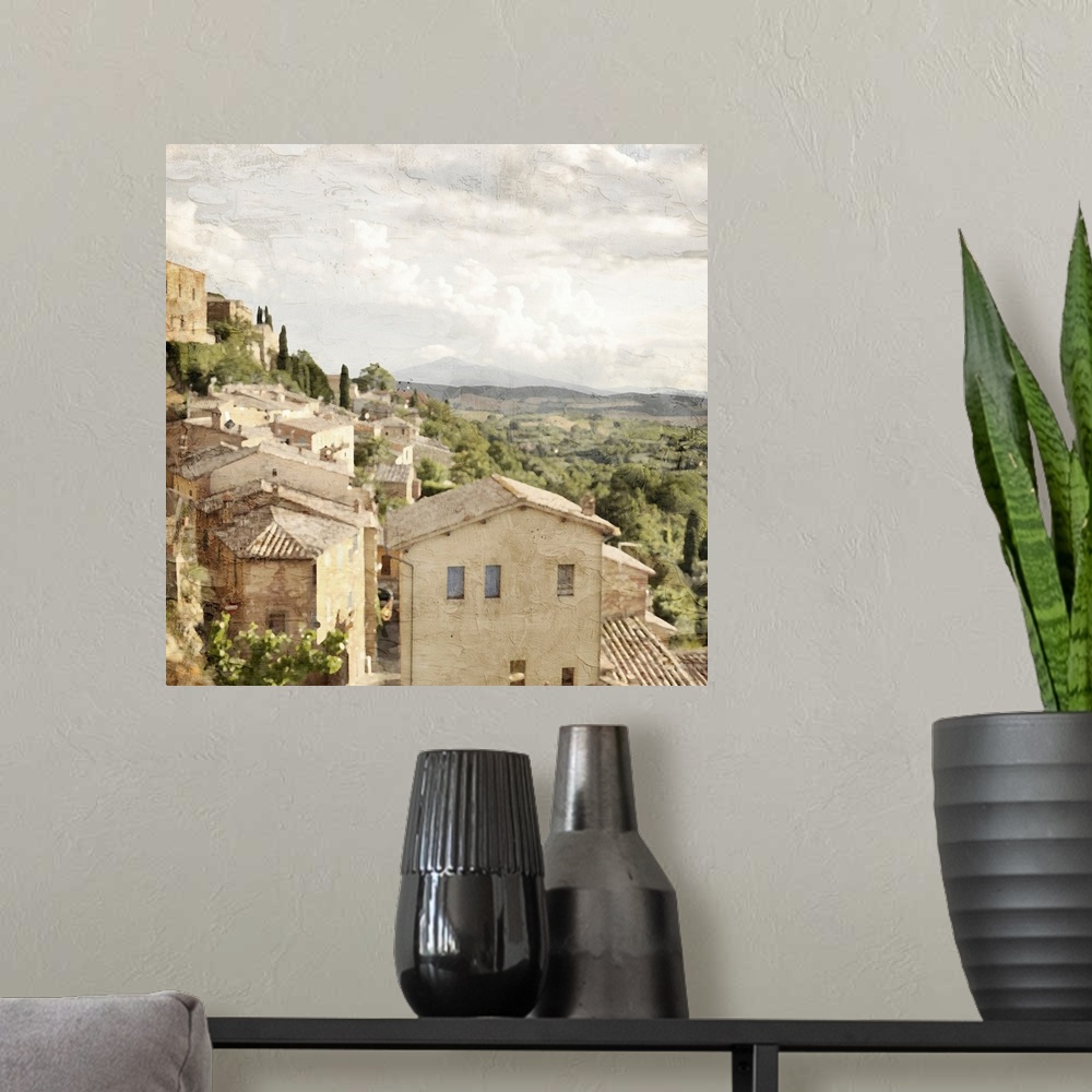 A modern room featuring Tuscan Hillside