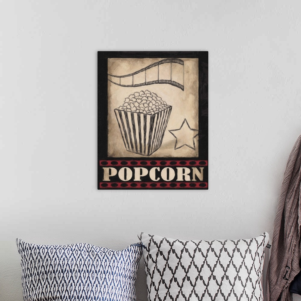 A bohemian room featuring Vintage Popcorn