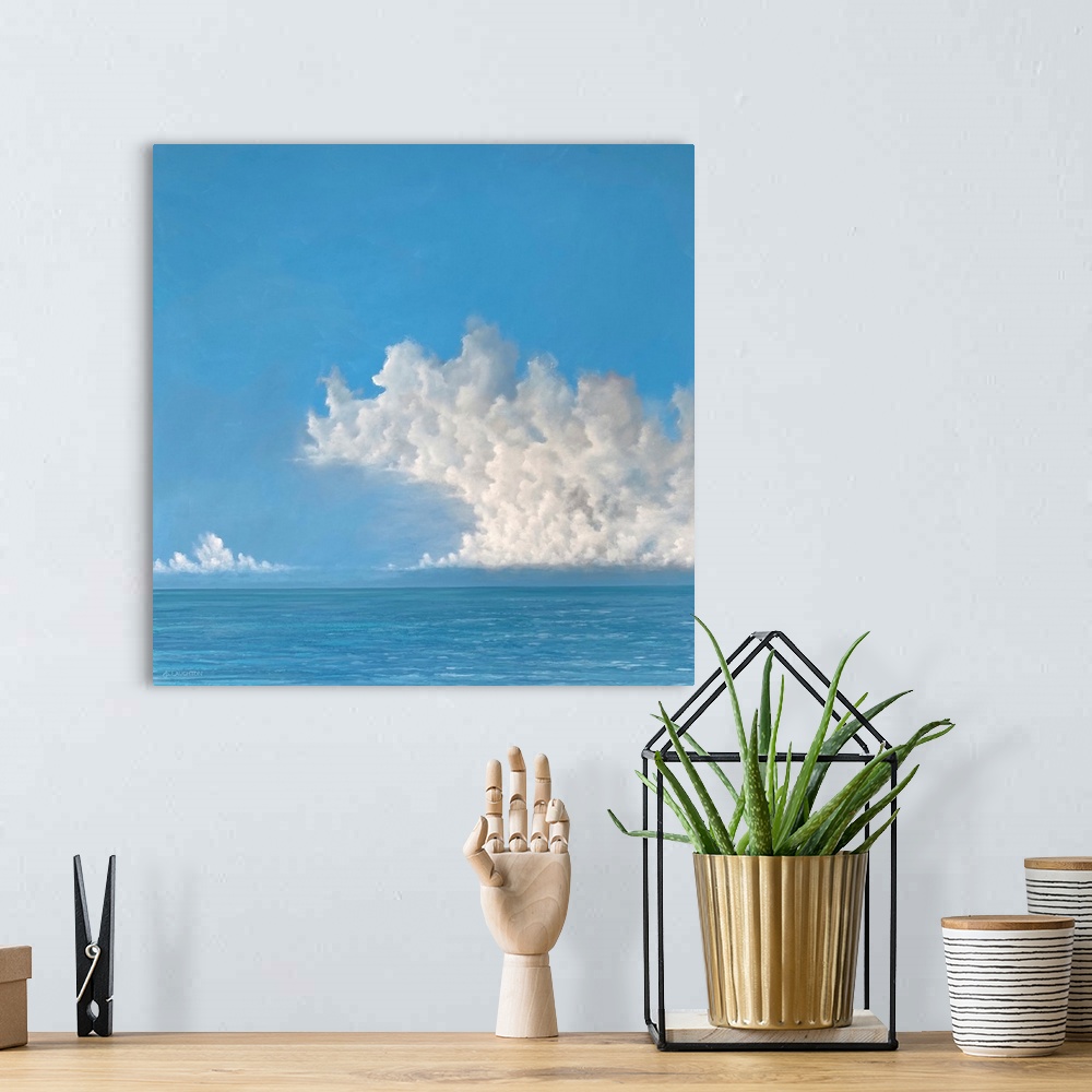 A bohemian room featuring Wave Clouds