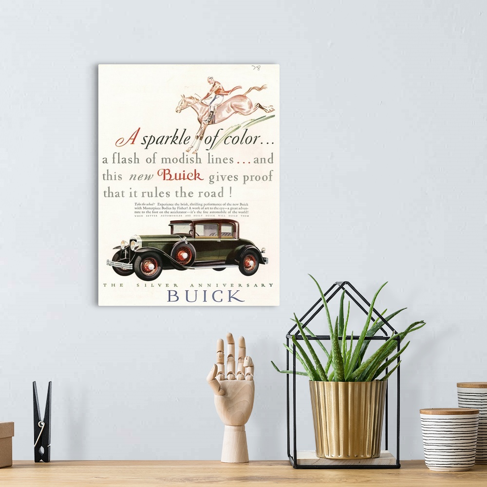 A bohemian room featuring Buick.1928.1920s.USA.cc cars horses hunting fox hunting fox-hunting...
