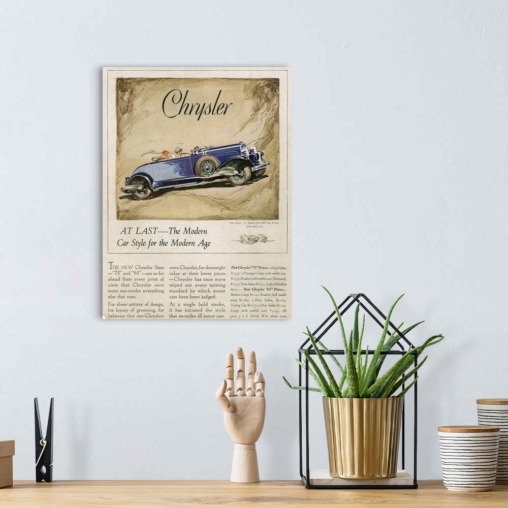 A bohemian room featuring Chrysler.1928.1920s.USA.cc cars ...