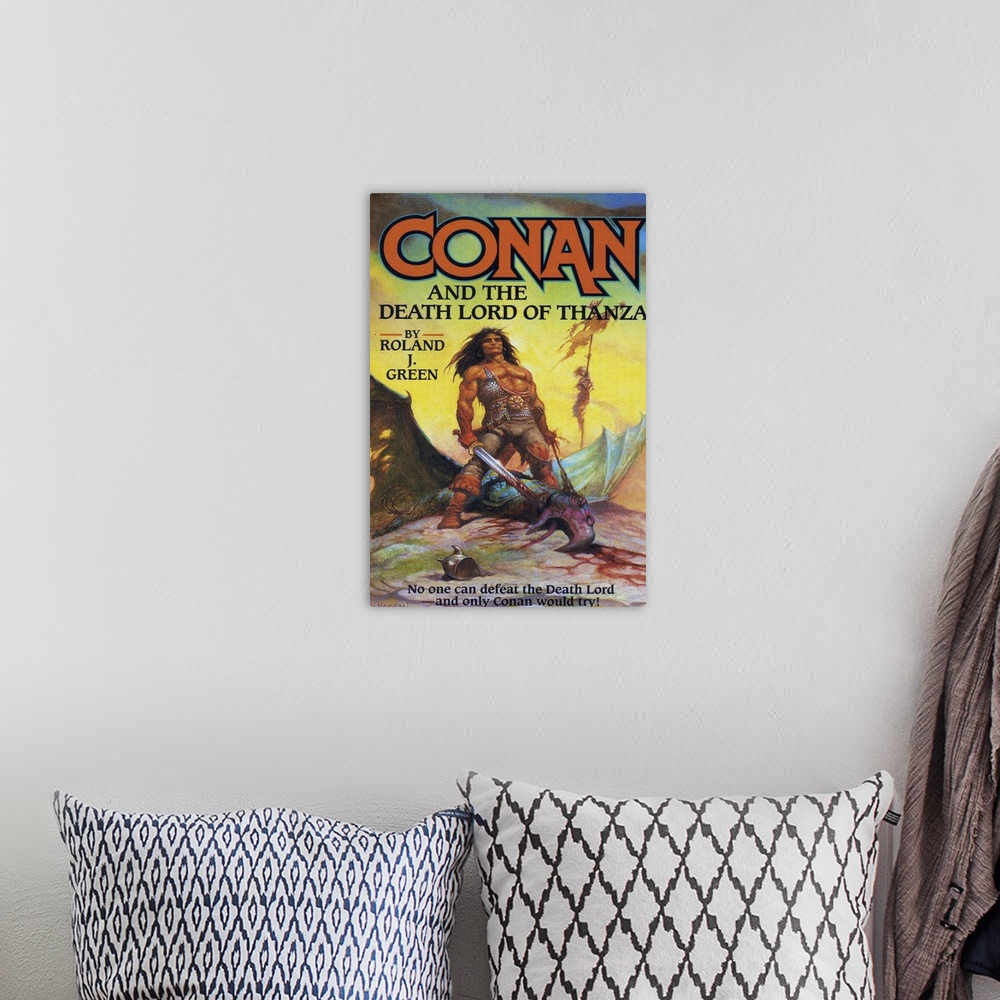 A bohemian room featuring Conan And The Death Lord Of Thanza