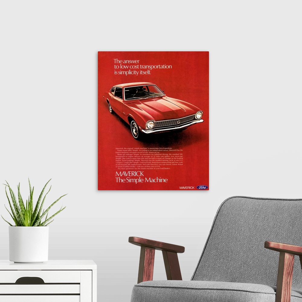 A modern room featuring 1970s UK Ford Magazine Advert