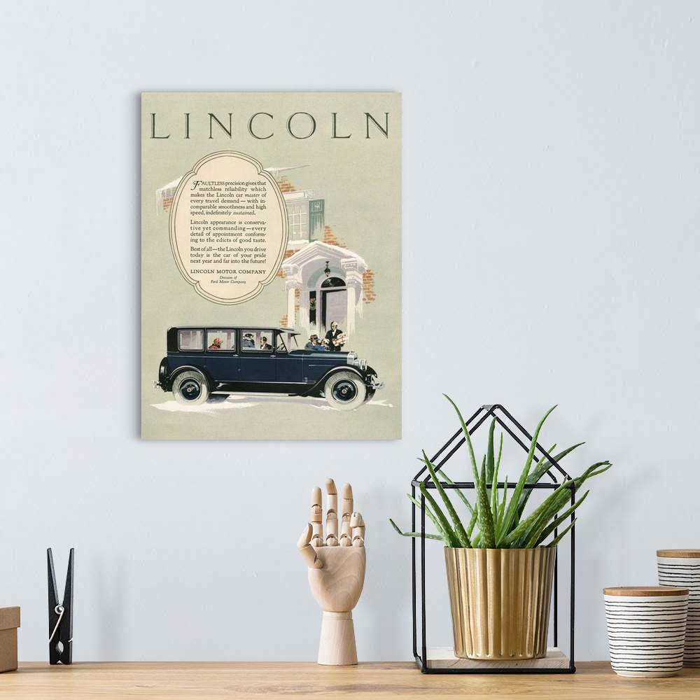 A bohemian room featuring Lincoln.1926.1920s.USA.cc cars ...