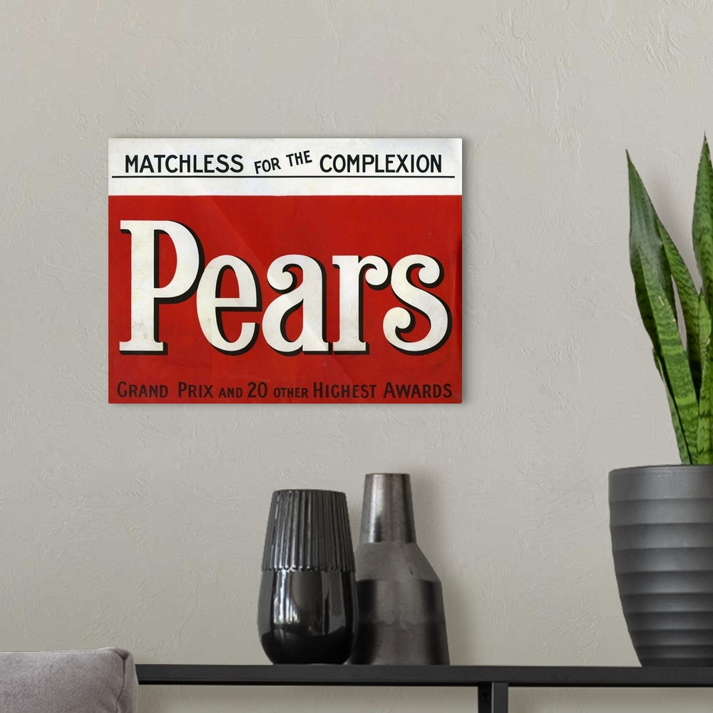 A modern room featuring Pears, Soapmakers