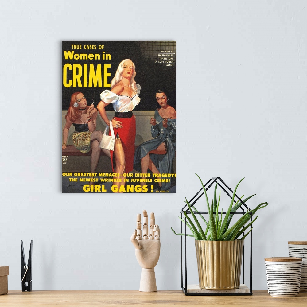 A bohemian room featuring True Cases Of Women In Crime, March