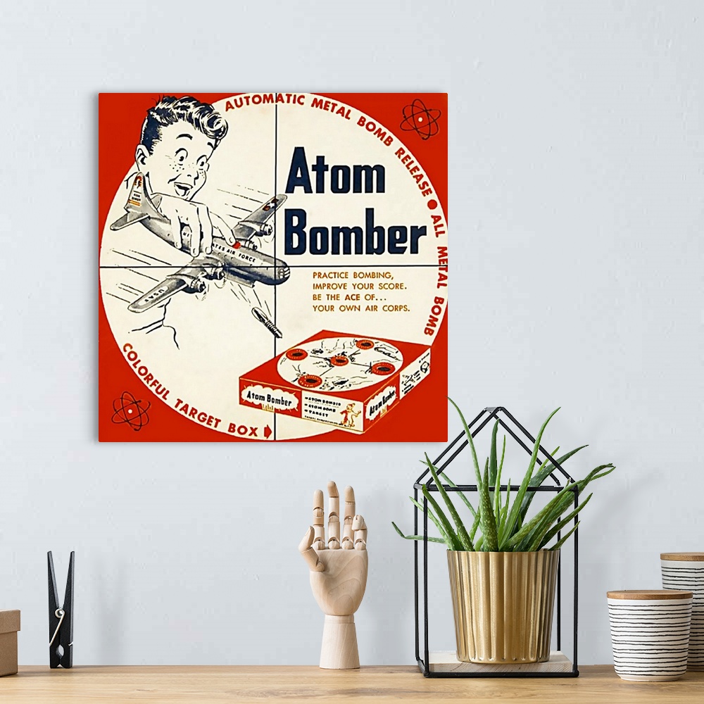 A bohemian room featuring USA Atom Bomber Packaging