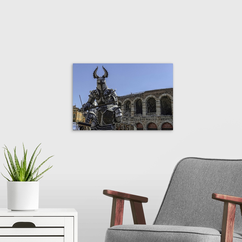 A modern room featuring Arena Di Verona, Northern Italy