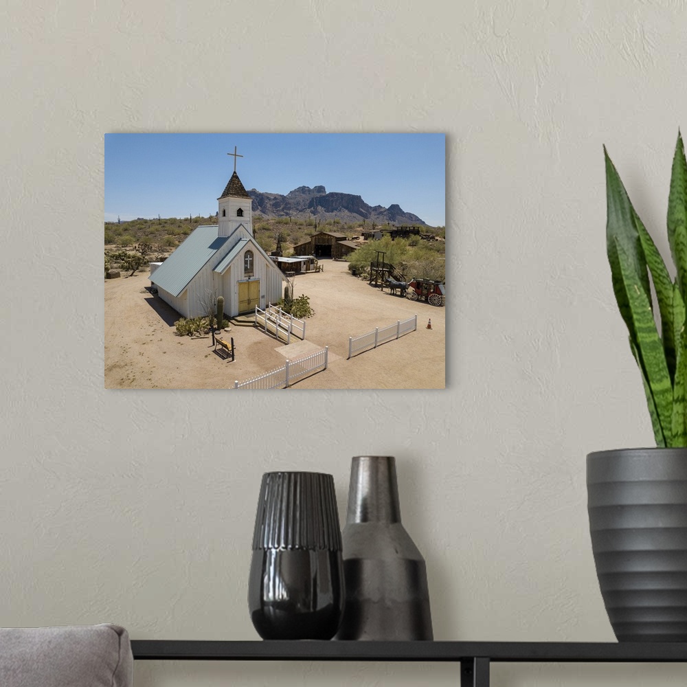A modern room featuring Church at superstition mountain, Apache Junction, Arizona, USA