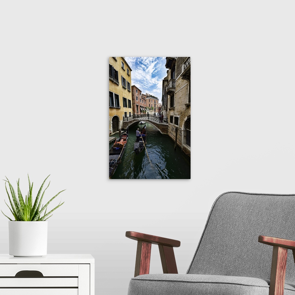 A modern room featuring Gondolas in Venice