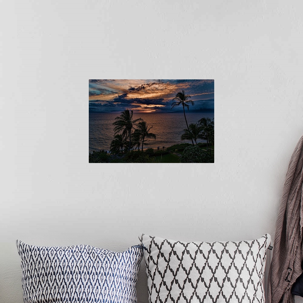 A bohemian room featuring Kaanapali Beach Sunset, Maui, Hawaii, USA