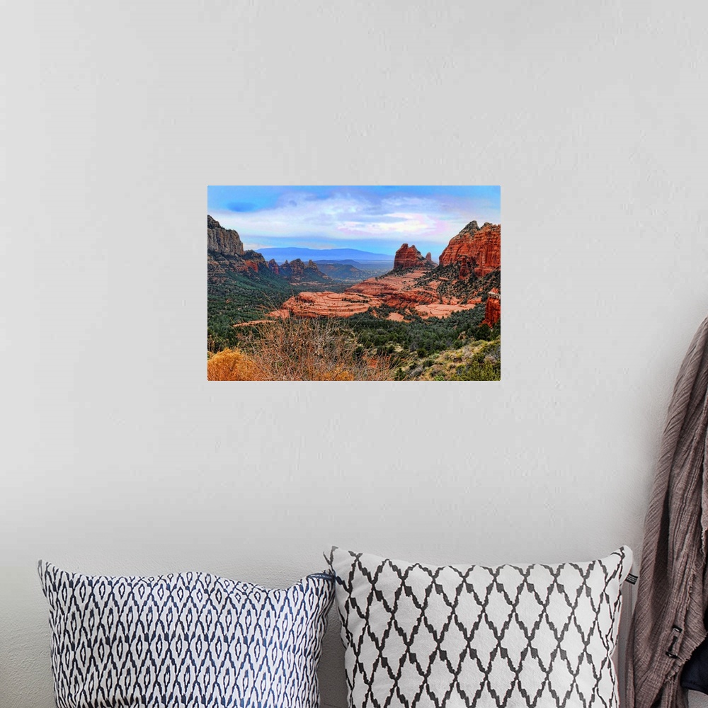 A bohemian room featuring Sedona, Arizona landscape