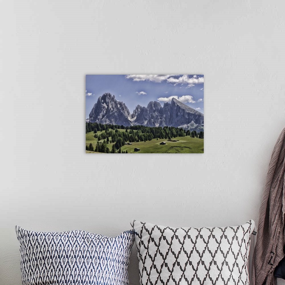 A bohemian room featuring Seiser Alm Italian Alps, Italy