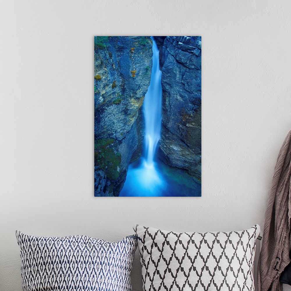 A bohemian room featuring A Beautiful Waterfall, Alberta,  Canada