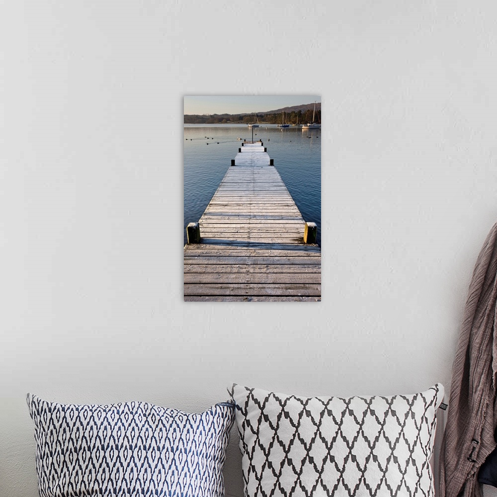 A bohemian room featuring A Dock In The Lake, Cumbria, England