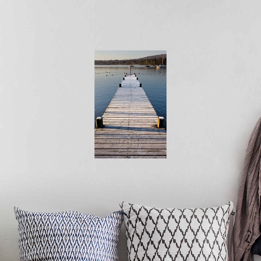 A bohemian room featuring A Dock In The Lake, Cumbria, England