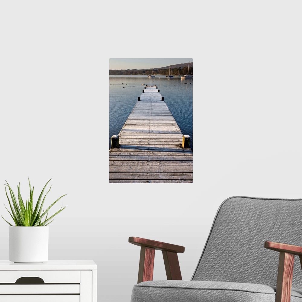 A modern room featuring A Dock In The Lake, Cumbria, England