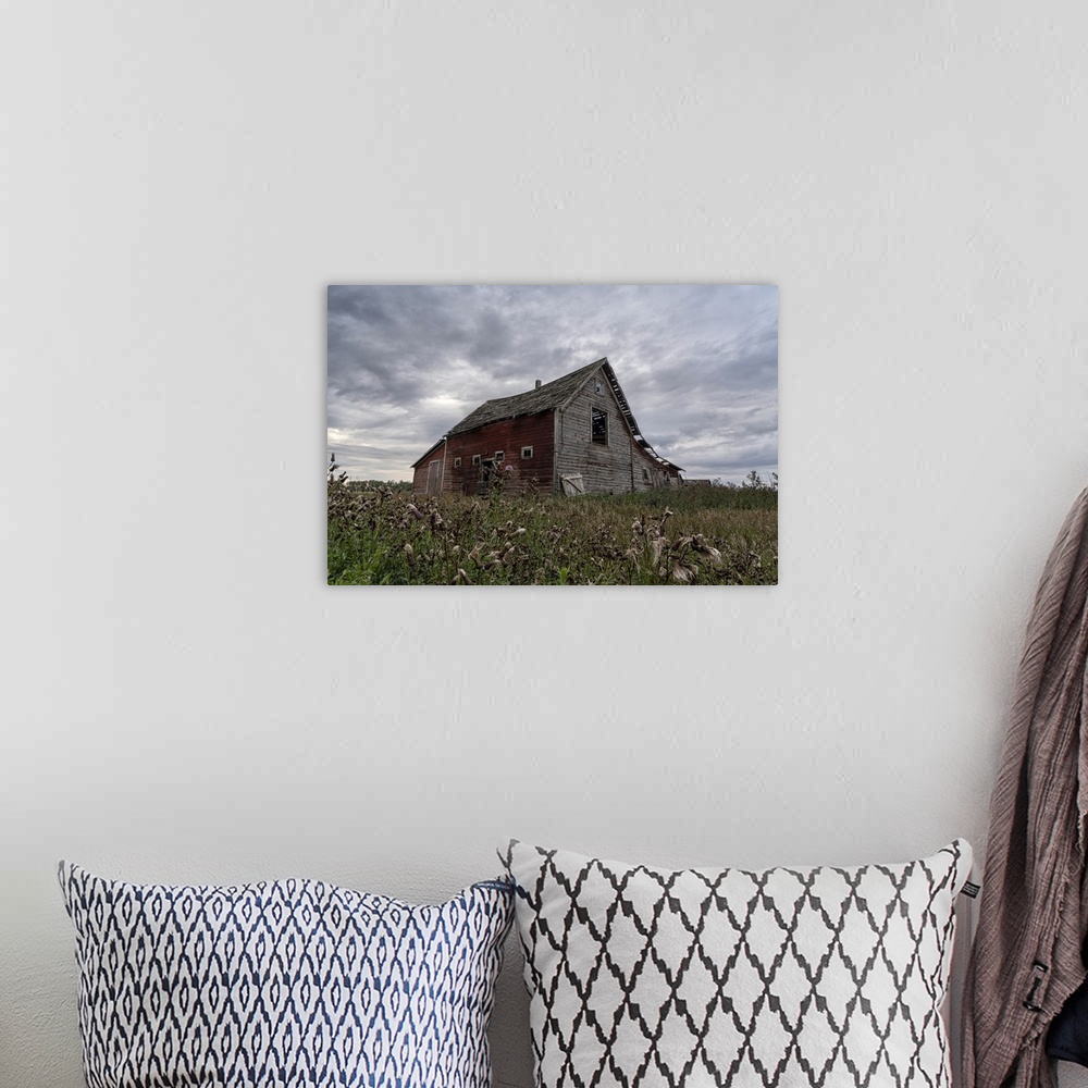 A bohemian room featuring Abandoned barn in rural Saskatchewan, Prince Albert, Saskatchewan, Canada