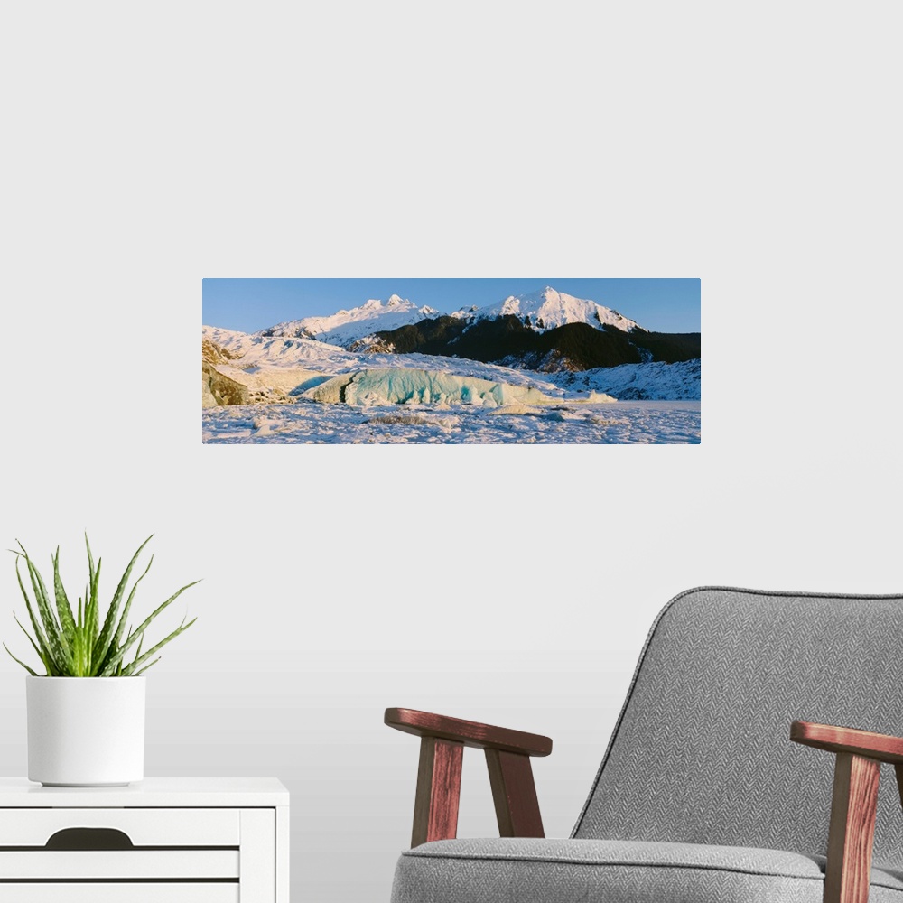 A modern room featuring Alaska, Juneau, Mendenhall Glacier