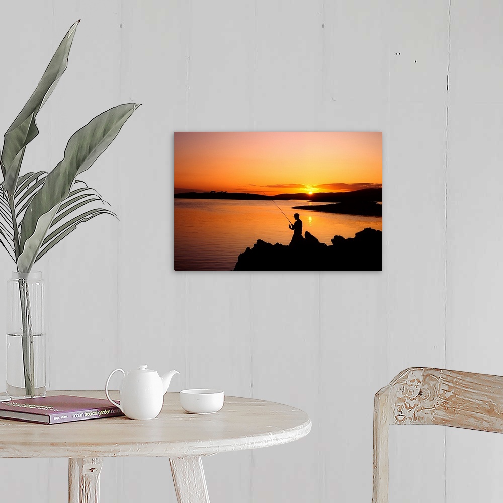 A farmhouse room featuring Angler At Sunset, Roaring Water Bay, Co Cork, Ireland