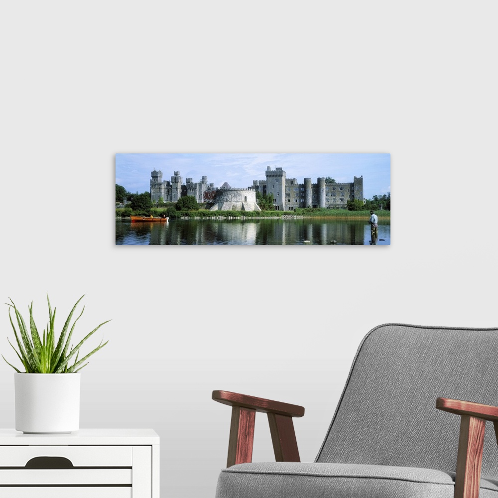 A modern room featuring Ashford Castle, Lough Corrib, Co Mayo, Ireland