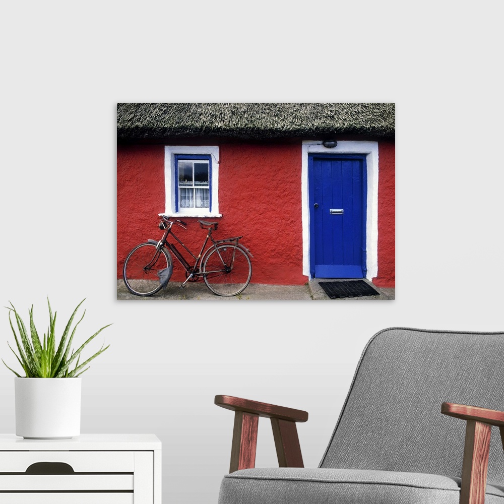 A modern room featuring Askeaton, Co Limerick, Ireland, Bicycle In Front Of A House