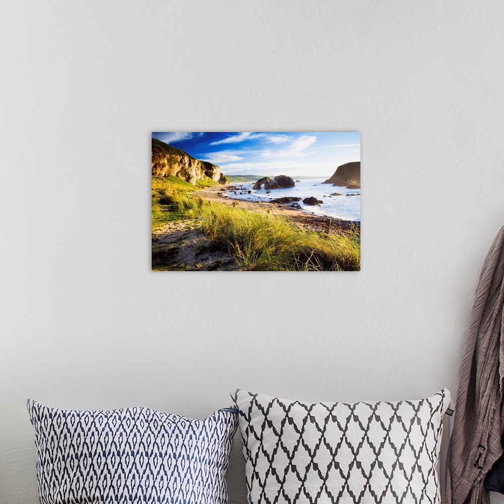 A bohemian room featuring Ballintoy, County Antrim, Ireland; Beach Scenic