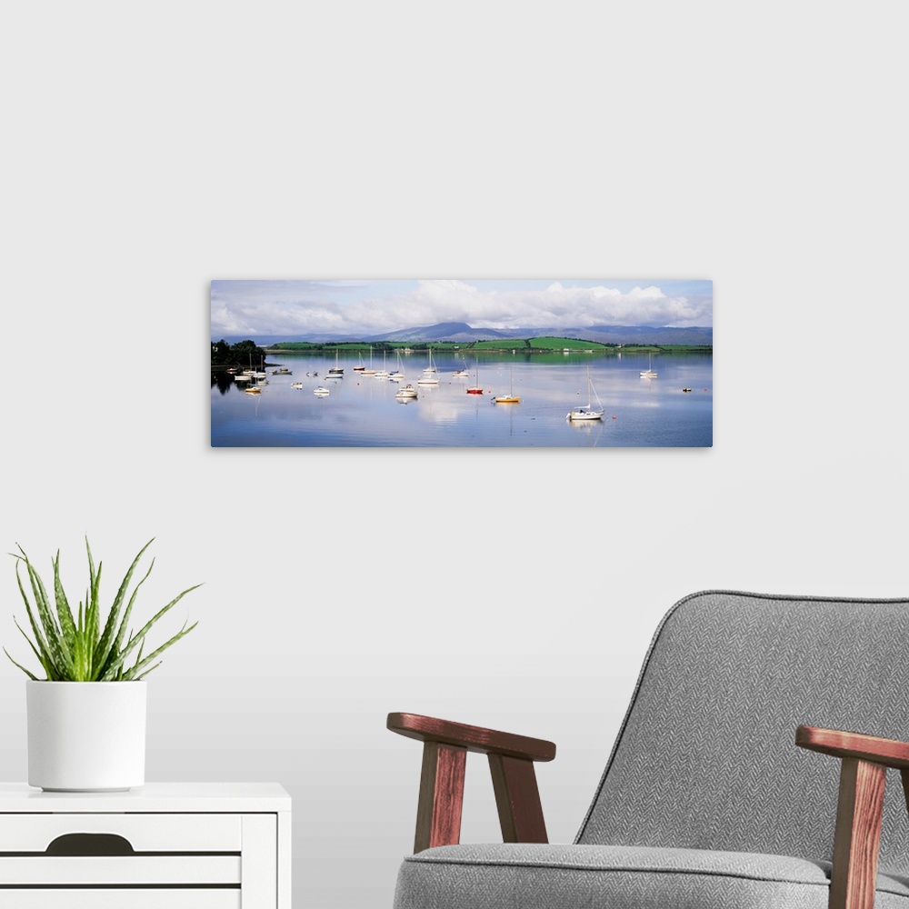 A modern room featuring Bantry Bay, County Cork, Ireland; Boats In Bay