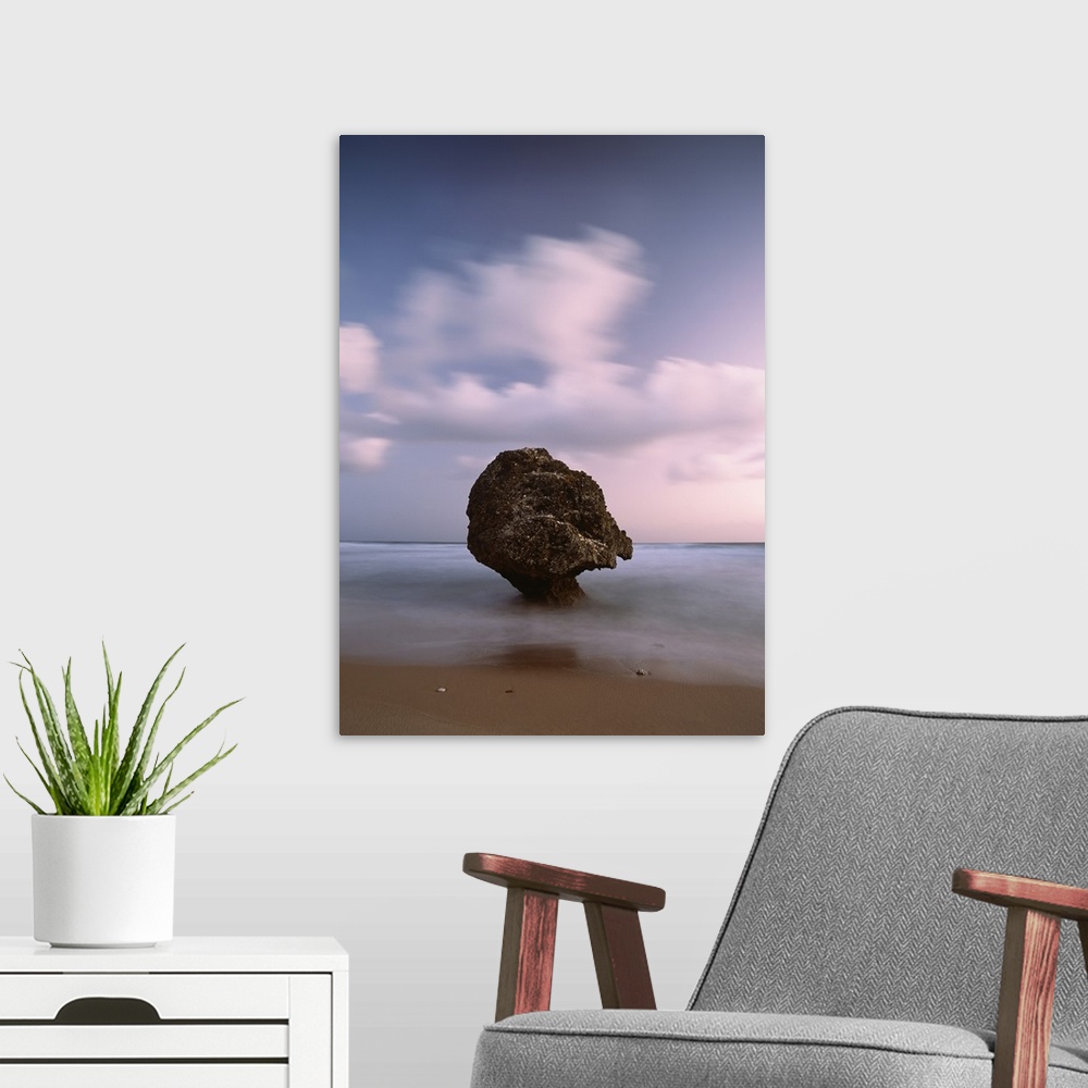A modern room featuring Barbados, Strange shaped rock in shallow waters, Bathsheba