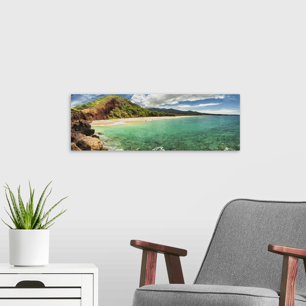 A modern room featuring Big Beach, Makena, Maui, Hawaii, United States of America