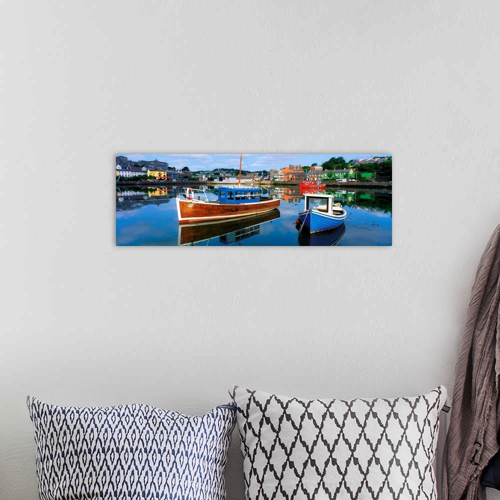 A bohemian room featuring Boats in a Harbour, Kinsale, County Cork, Ireland