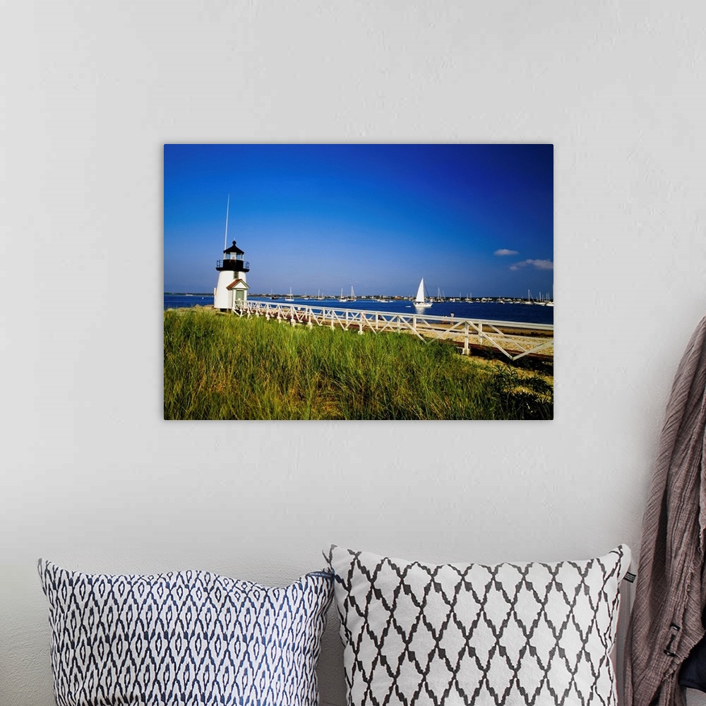 A bohemian room featuring Brant Point Lighthouse, Nantucket, Massachusetts