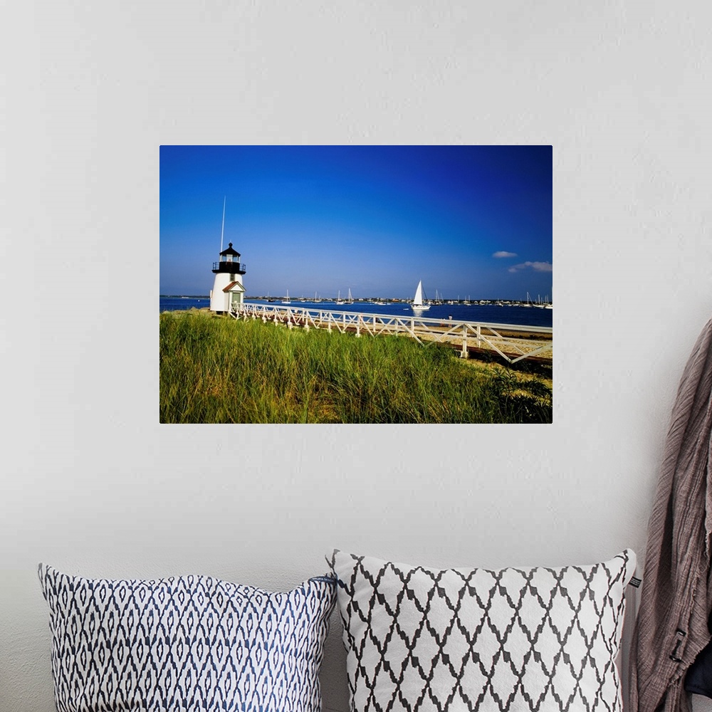 A bohemian room featuring Brant Point Lighthouse, Nantucket, Massachusetts